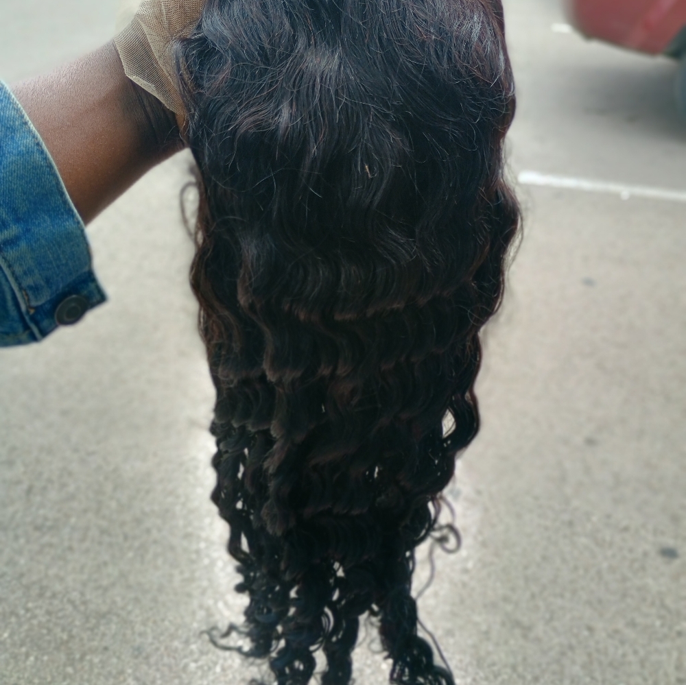 Natural Black Curly Hair Extension